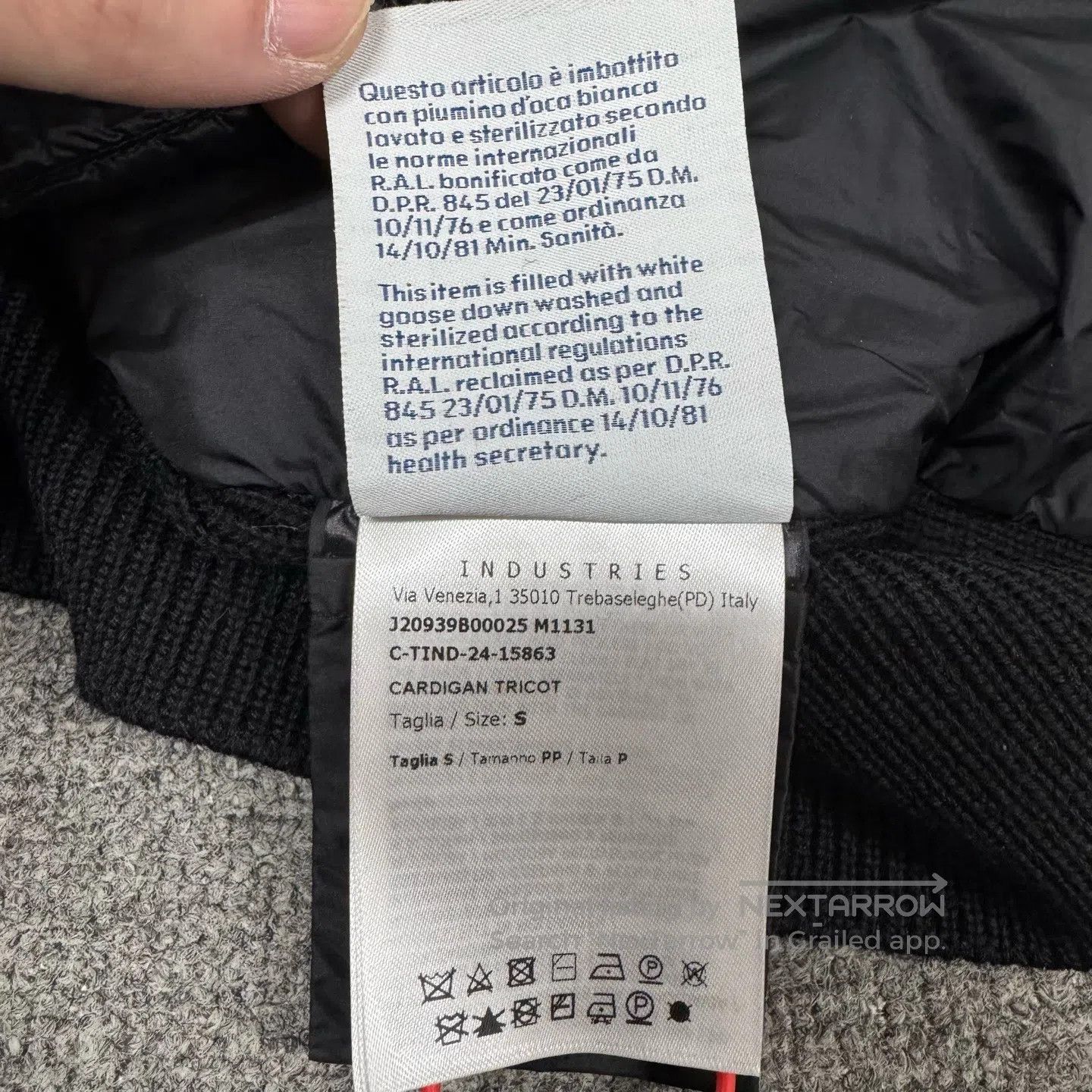 Moncler Moncler Cardigan knit patchwork down jacket coat| Size S / US 4 / IT 40 - 8 Thumbnail