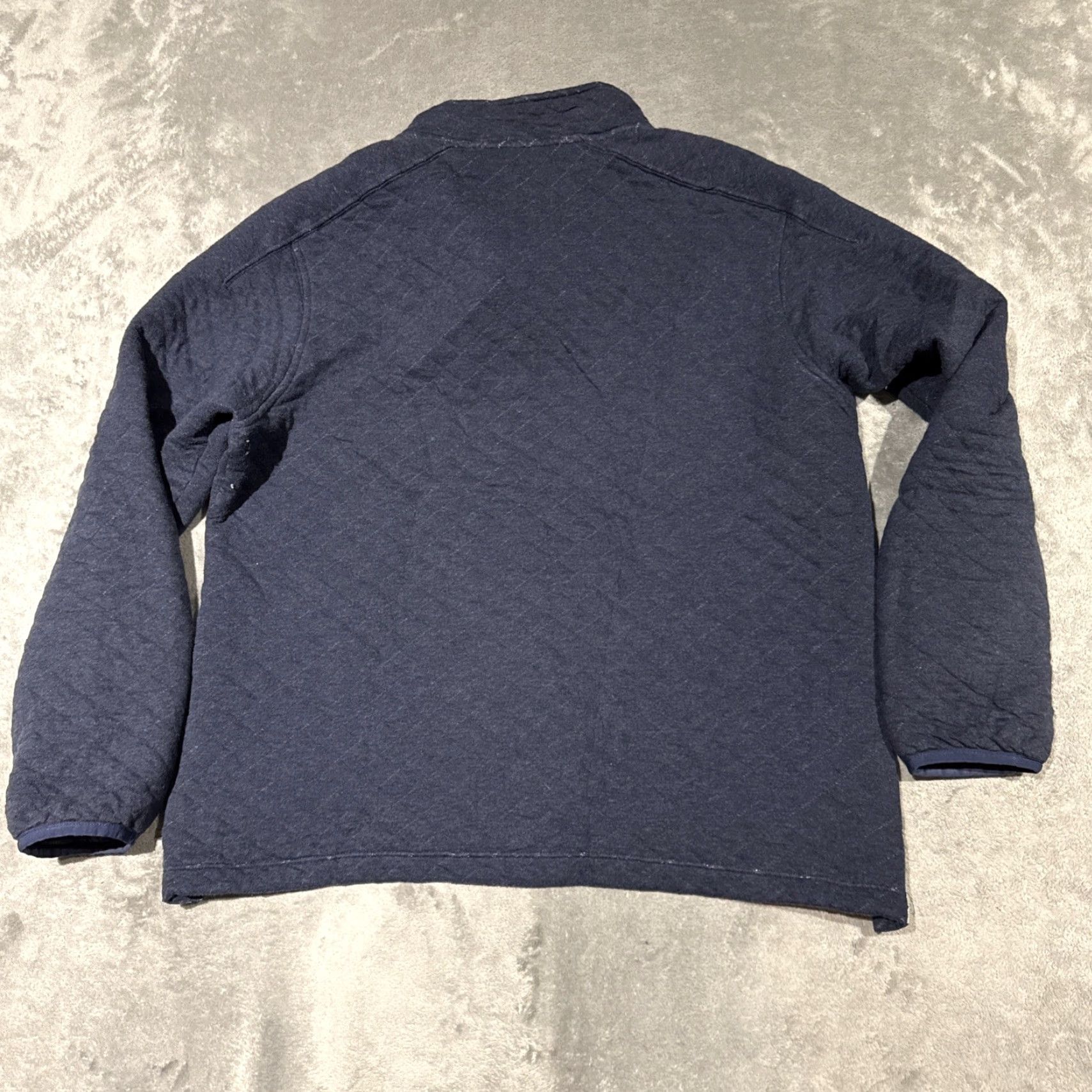 Rhone Rhone Gramercy Sweater Medium Blue Long Sleeve Quilted Snap-T Pullover Logo 90s Mens Size US M / EU 48-50 / 2 - 6 Thumbnail