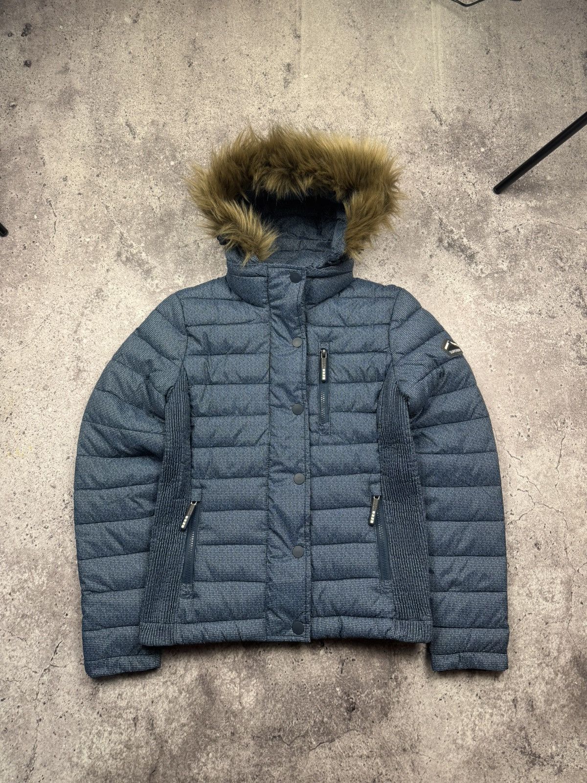 Superdry Superdry Y2K Super Fur Hoodie Jacket LGB Japanese style Size S / US 4 / IT 40 - 1 Thumbnail