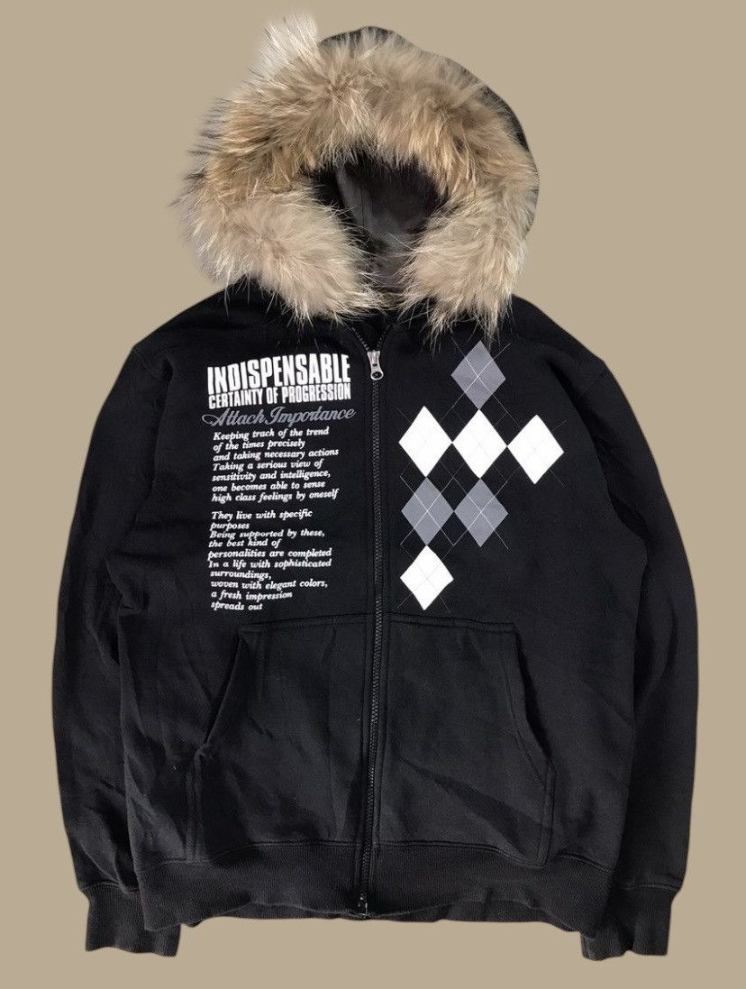 Japanese Brand Holbrook LGB If Six Was Nine Style Faux Fur Zip Hoodie Size US M / EU 48-50 / 2 - 1 Thumbnail