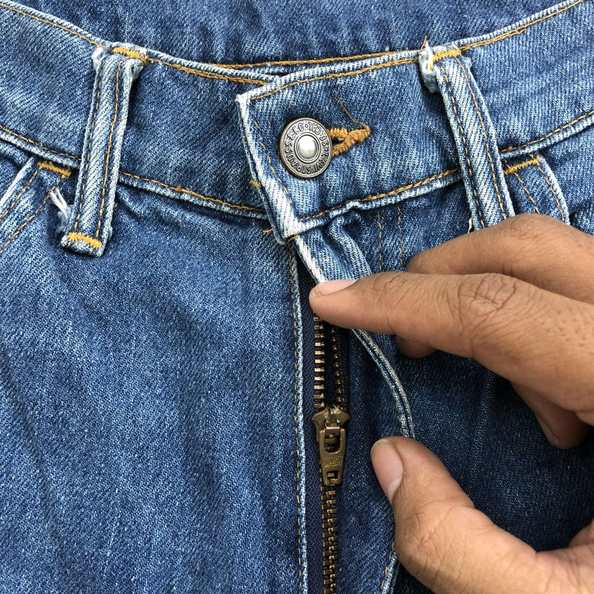 Levi's × Levi's Vintage Clothing × Vintage 🇯🇵Vintage 80s Levis 517 Orange Tab J02 Bootcut Flared Jeans Size US 28 / EU 44 - 4 Thumbnail