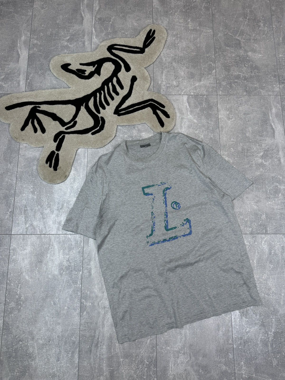 Lanvin Mens Lanvin T-shirt big logo tee luxury Size US L / EU 52-54 / 3 - 1 Thumbnail