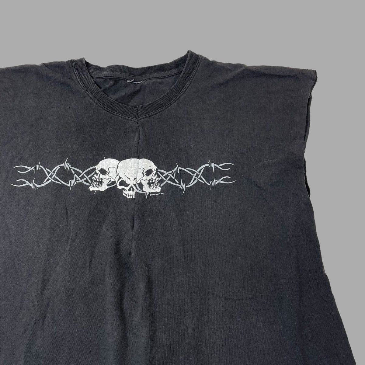 Vintage Vintage y2k skull graphic tank top Size US XL / EU 56 / 4 - 2 Thumbnail