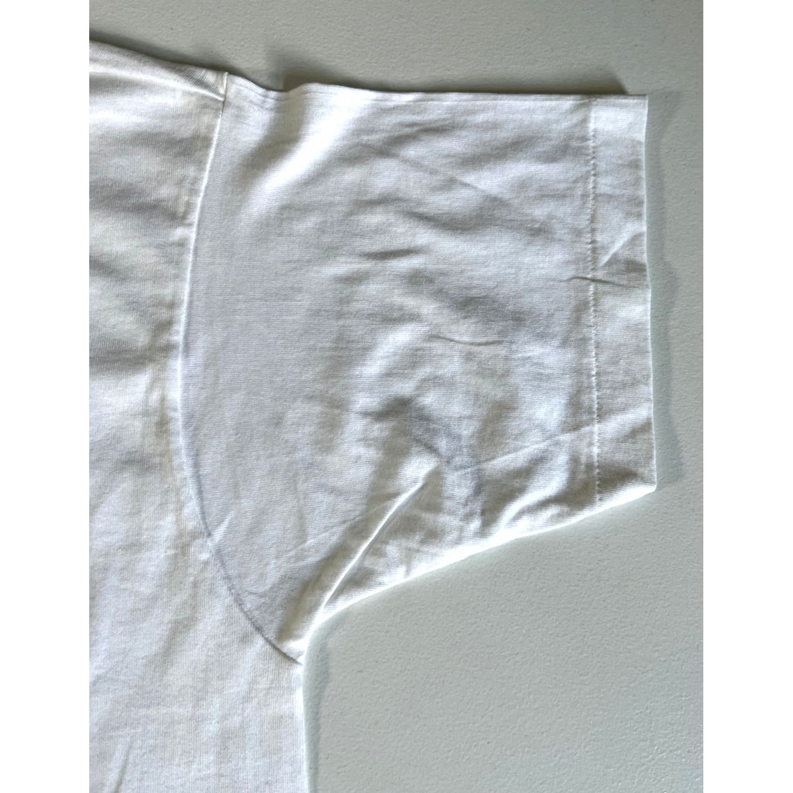 Fruit Of The Loom VINTAGE Fruit of the Loom The Farm USA T-Shirt Unisex Adults XL White Crew Neck Short Sleeve Size US XL / EU 56 / 4 - 6 Thumbnail