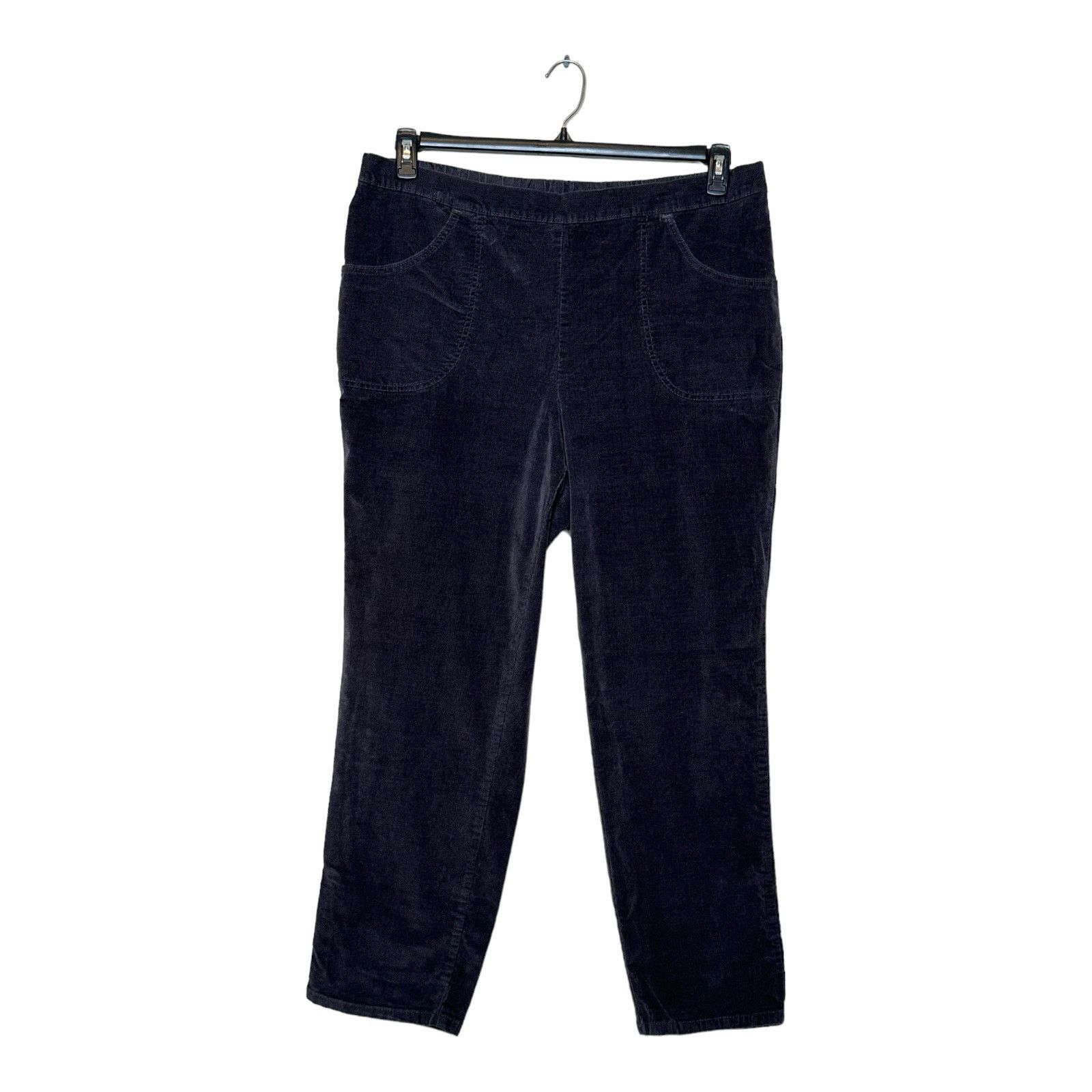 Hanes JMS by Hanes gray corduroy pull on stretch pants size 2X Size 40" / US 18 - 7 Thumbnail