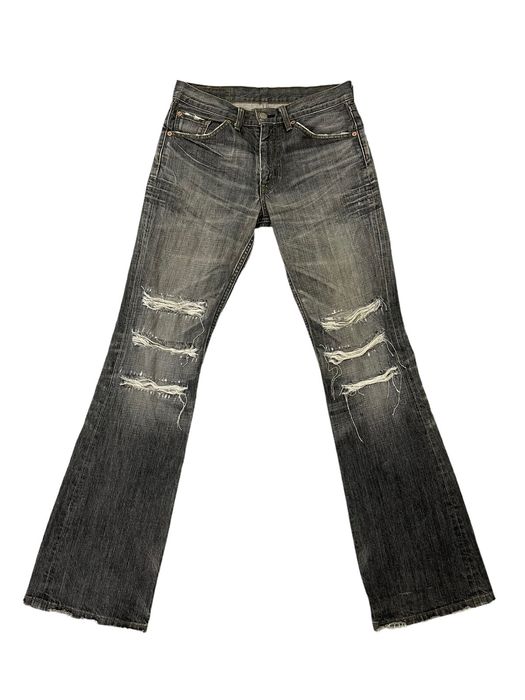 Hysteric Glamour Flare Jeans 2004 Levi’s Japan 517 Distress Boot Cut 7🟦 ...