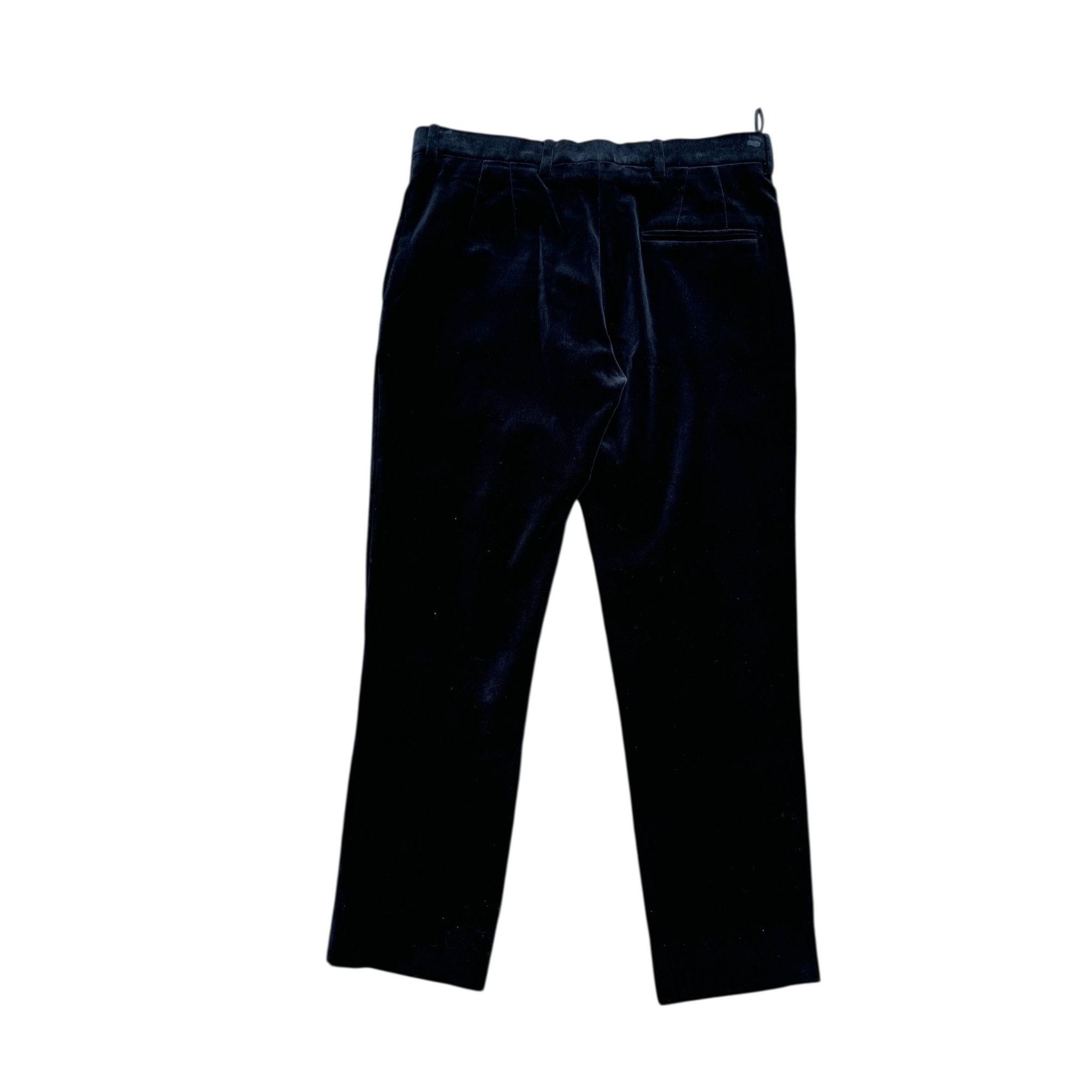 Miu Miu Black Corduroy Velvet Pants Size 30" / US 8 / IT 44 - 3 Thumbnail