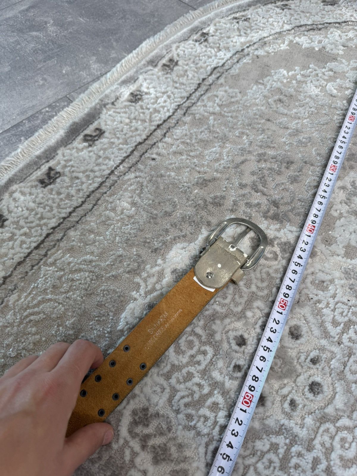 Japanese Brand 00ʼS NUMBER NINE STYLE JAPAN LEATHER Y2K BELT ARCHIVE BLACK Size ONE SIZE - 9 Thumbnail