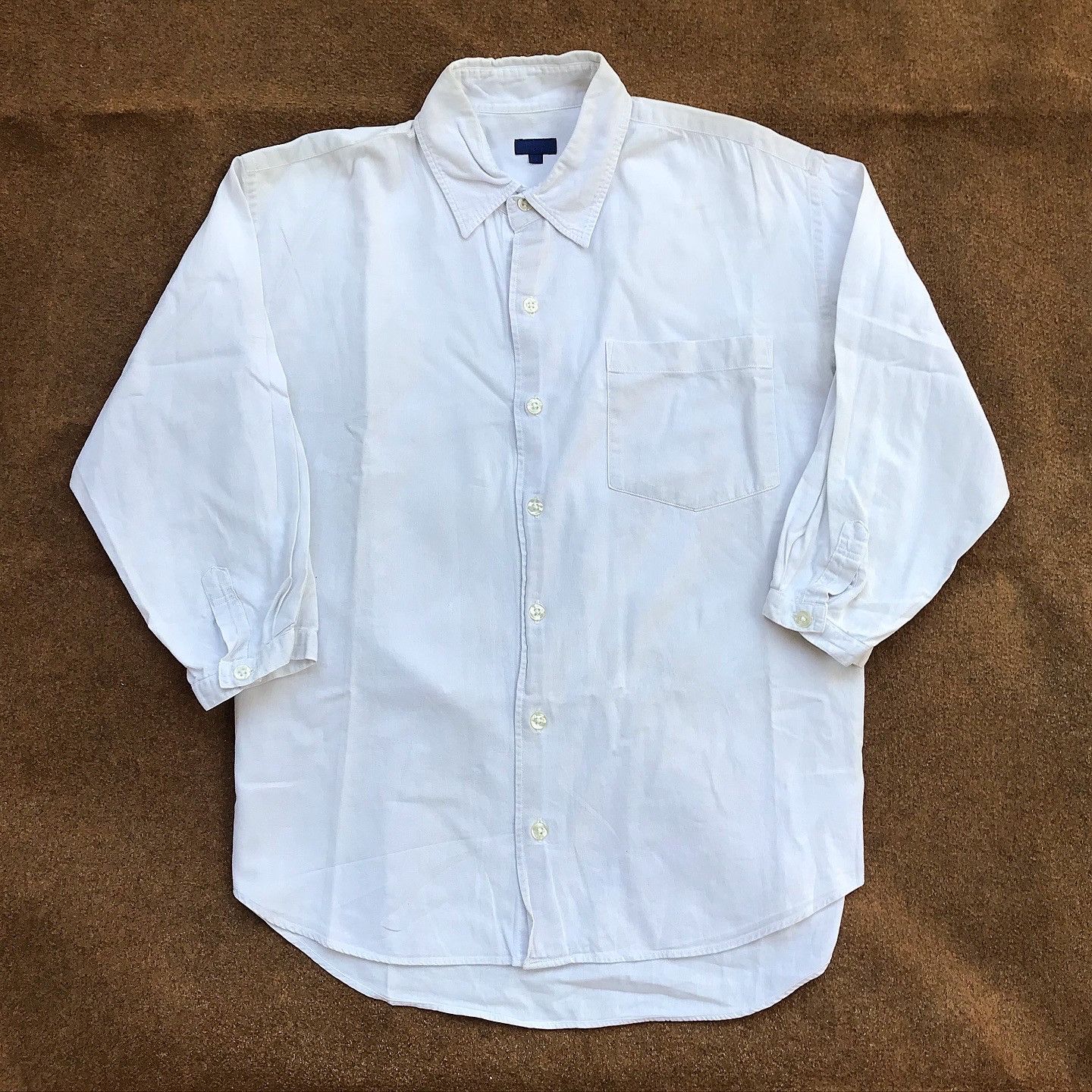 Beams Plus Vintage Beams Casual Officer Shirt 3/4 sleeves Size US M / EU 48-50 / 2 - 1 Thumbnail