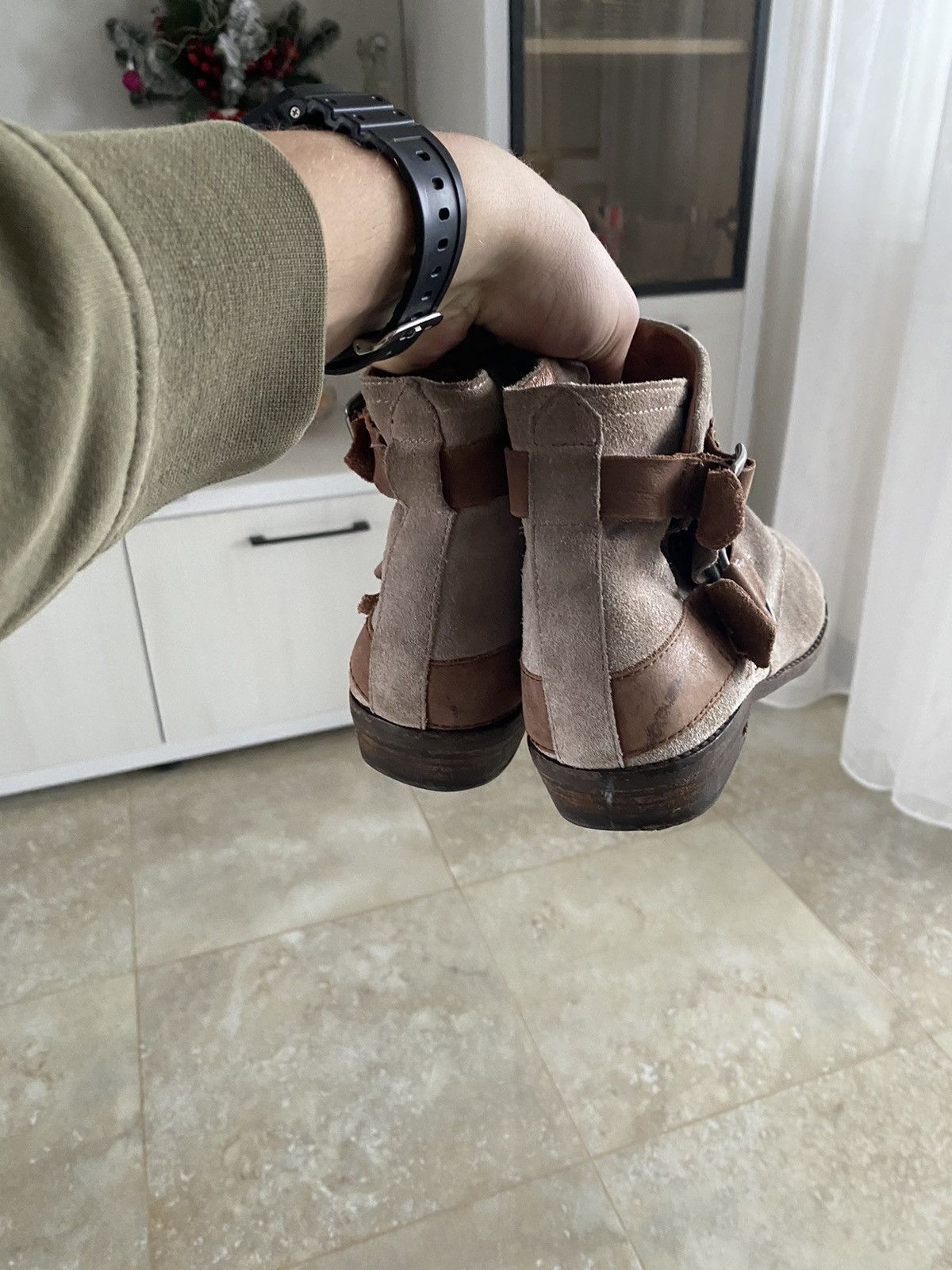 If Six Was Nine Vintage AS 98 Guidi Style High Japanece Biker Boots Japanese Size US 6 / EU 39 - 11 Thumbnail