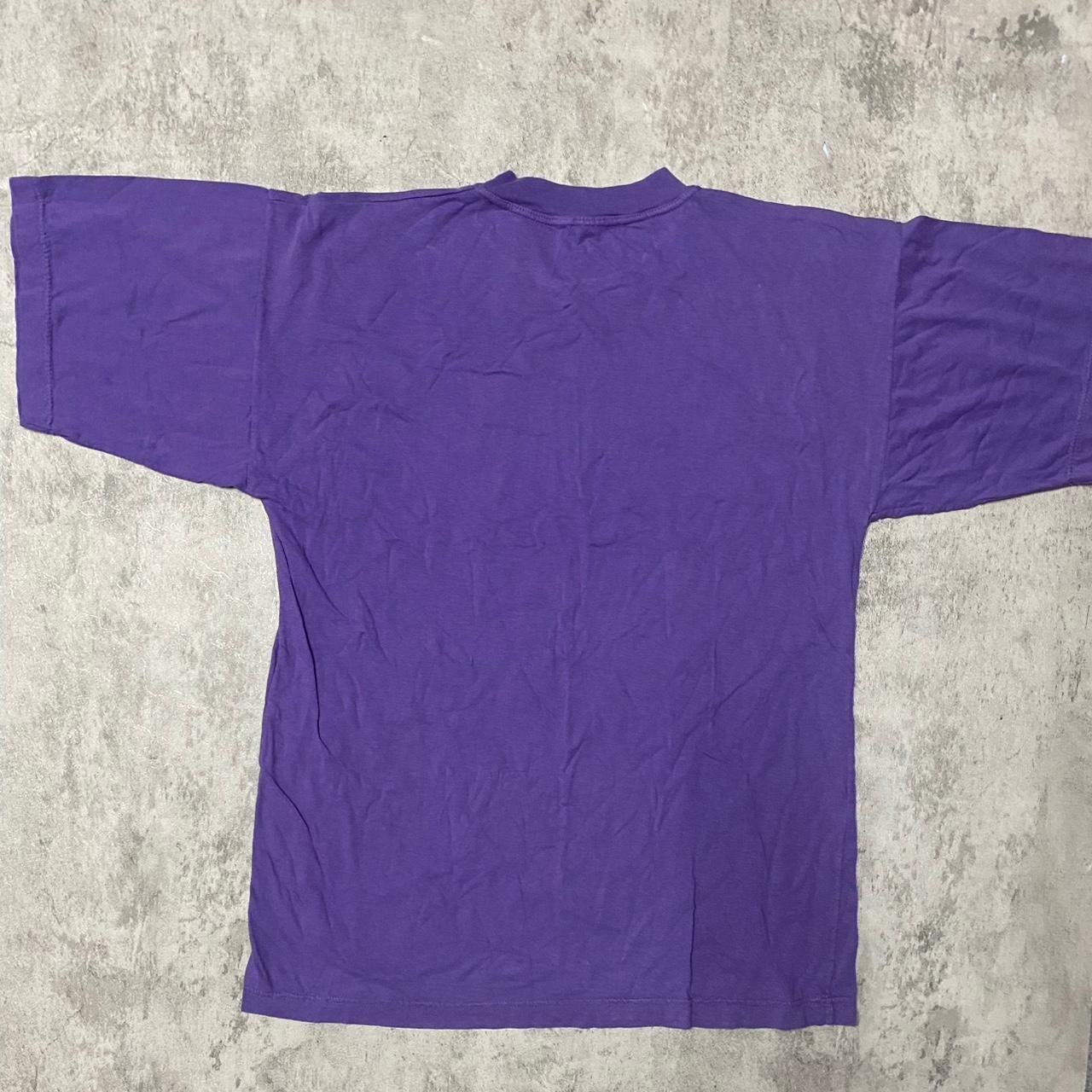 Other 80s purple vintage T-shirt clothing Size US XL / EU 56 / 4 - 4 Thumbnail