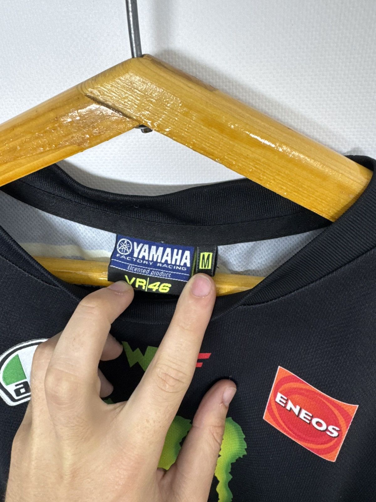 Yamaha Yamaha VR46 Vintage Monster Energy Racing Moto Jersey Size US M / EU 48-50 / 2 - 11 Thumbnail