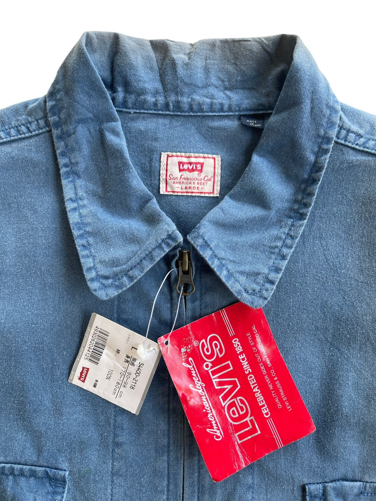 Levi's Vintage Levis Oversized Faded Works Shirt Size US L / EU 52-54 / 3 - 4 Thumbnail