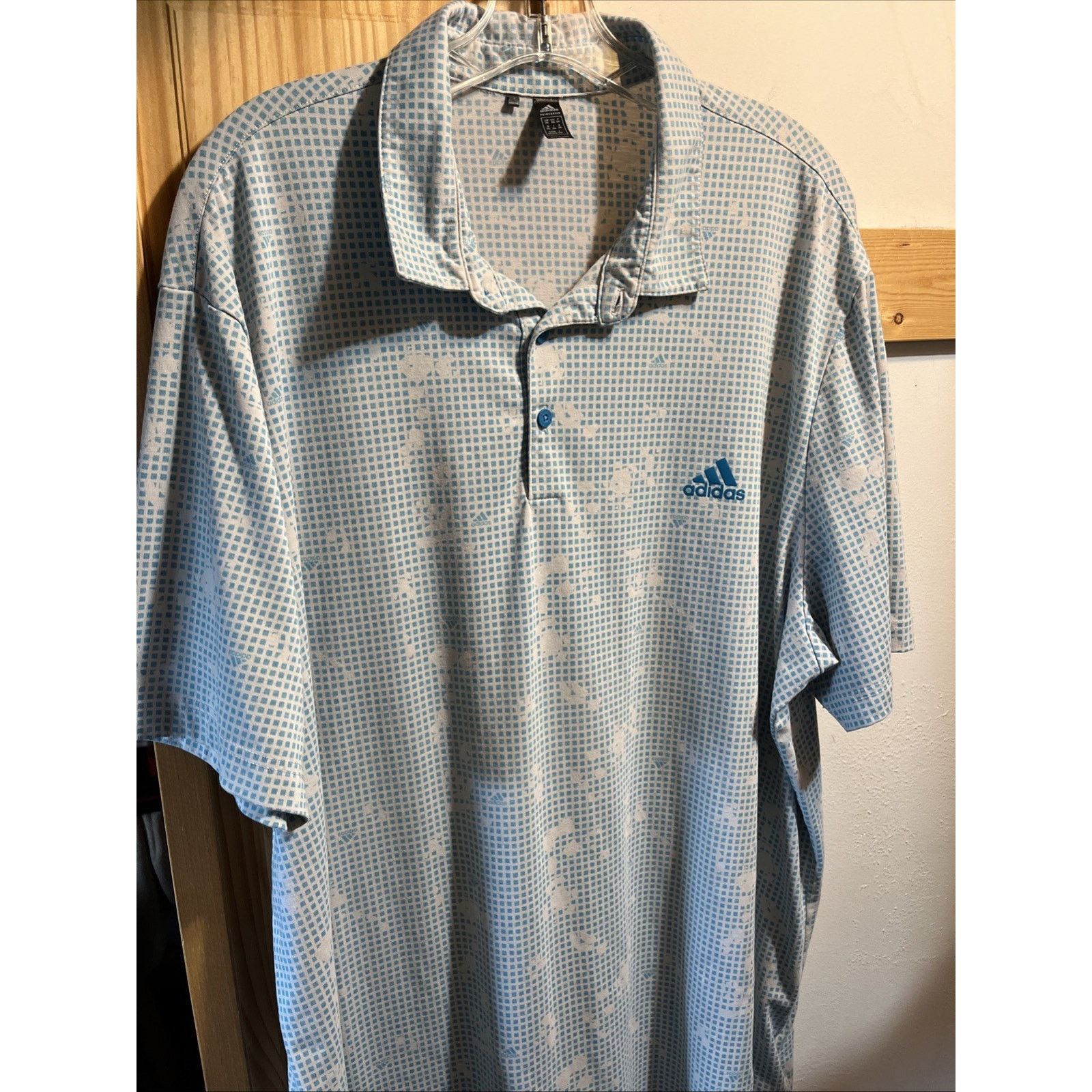 Adidas Adidas Primegreen Golf Polo Blue Burst Ivory Shirt Mens XXL Size US XXL / EU 58 / 5 - 6 Thumbnail