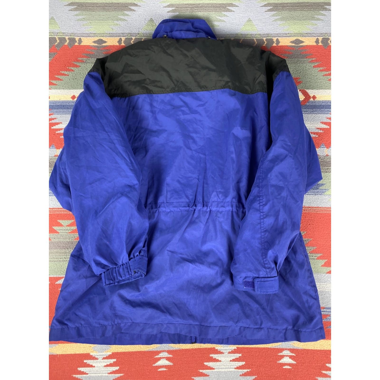 Port Authority VINTAGE Port Authority Windbreaker Jacket Mens Blue Black Sz L Size US L / EU 52-54 / 3 - 6 Thumbnail