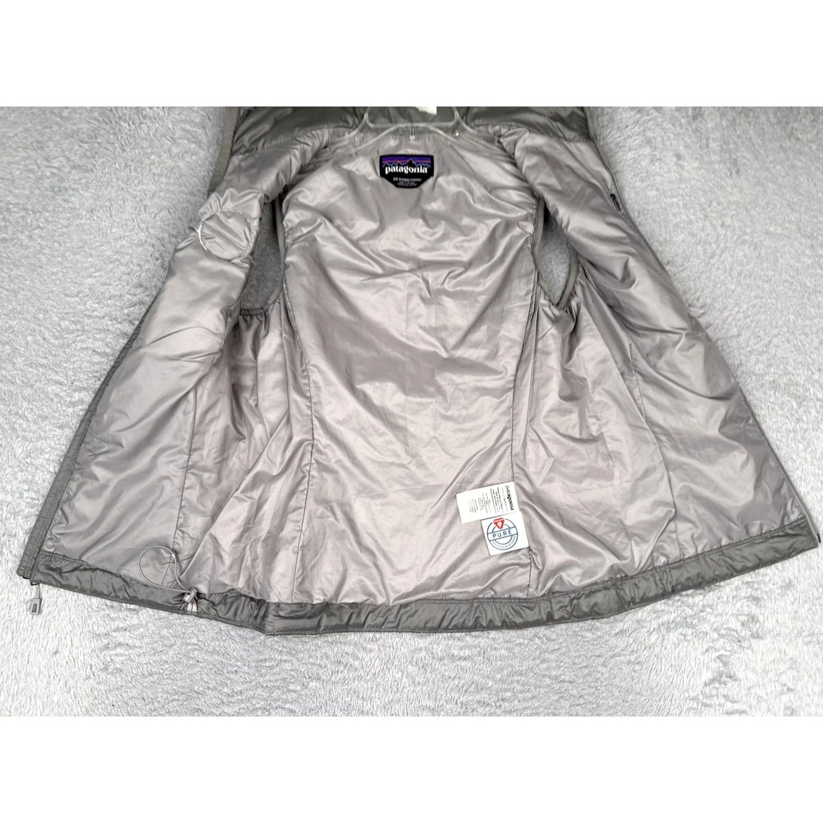 Patagonia Patagonia Nano Puff Vest Womens XS Gray Primaloft Insulated Full Zip Puffer Pocket Logo Patch Quilted Size XS / US 0-2 / IT 36-38 - 2 Thumbnail