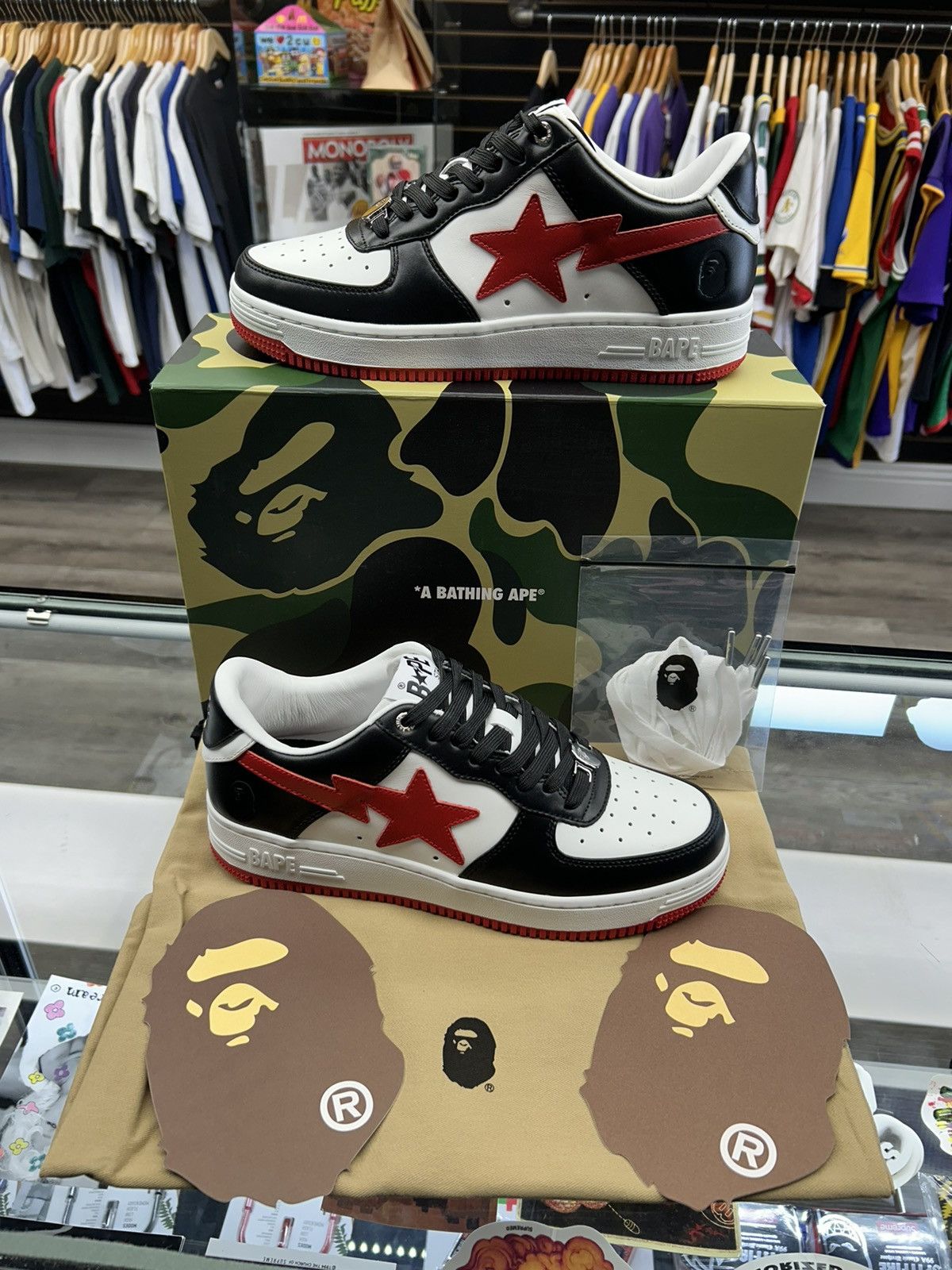 Bape BAPESTA #3 M2 Size US 9.5 / EU 42-43 - 1 Thumbnail