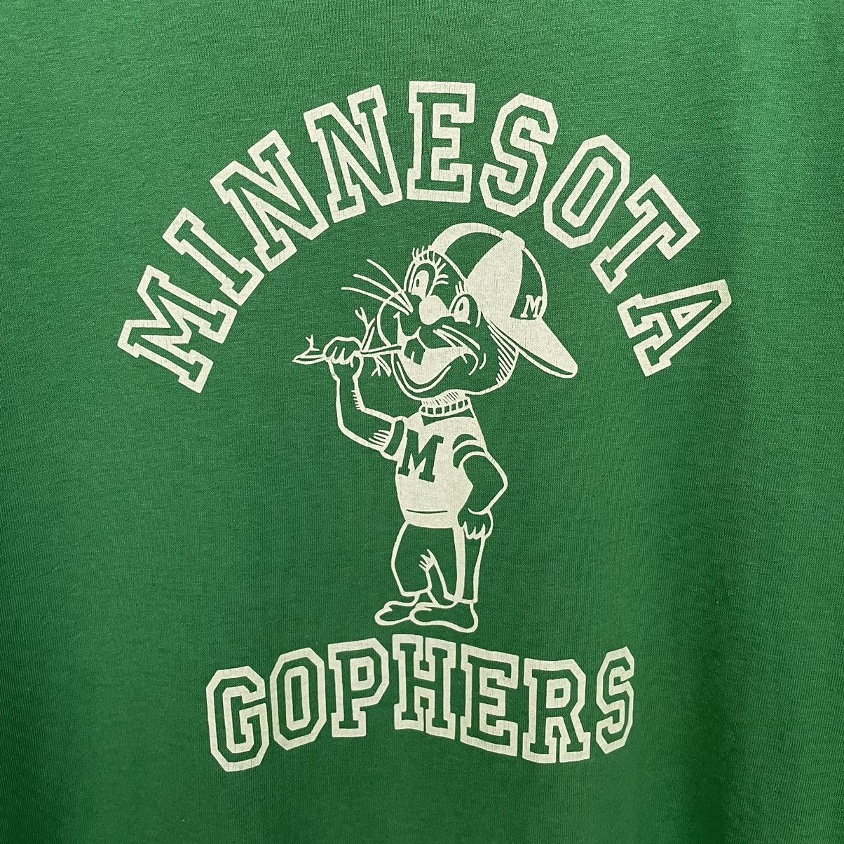 Vintage Vintage 1980s University of Minnesota Gophers Athletic Tee Size US S / EU 44-46 / 1 - 2 Thumbnail