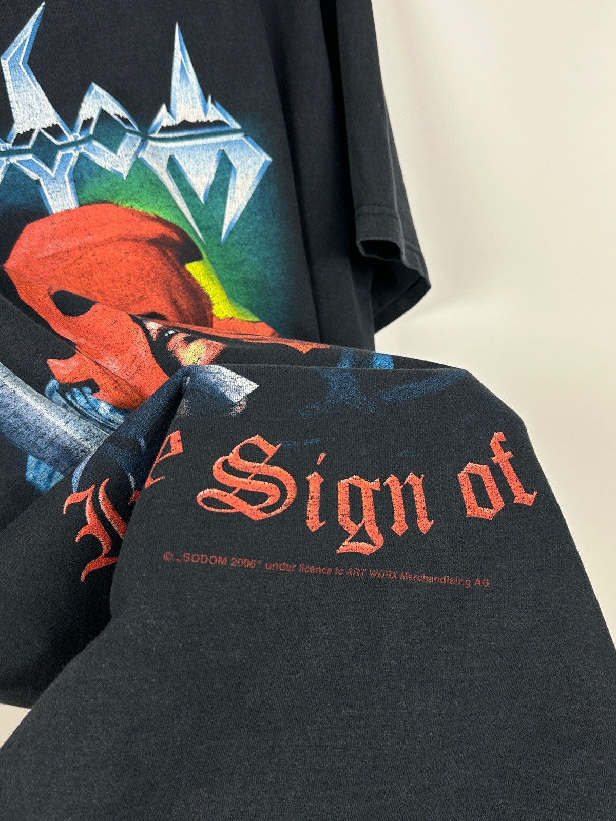 Band Tees 2006 Vintage Sodom In the Sing of Evil Band T-Shirt Size US XL / EU 56 / 4 - 11 Thumbnail