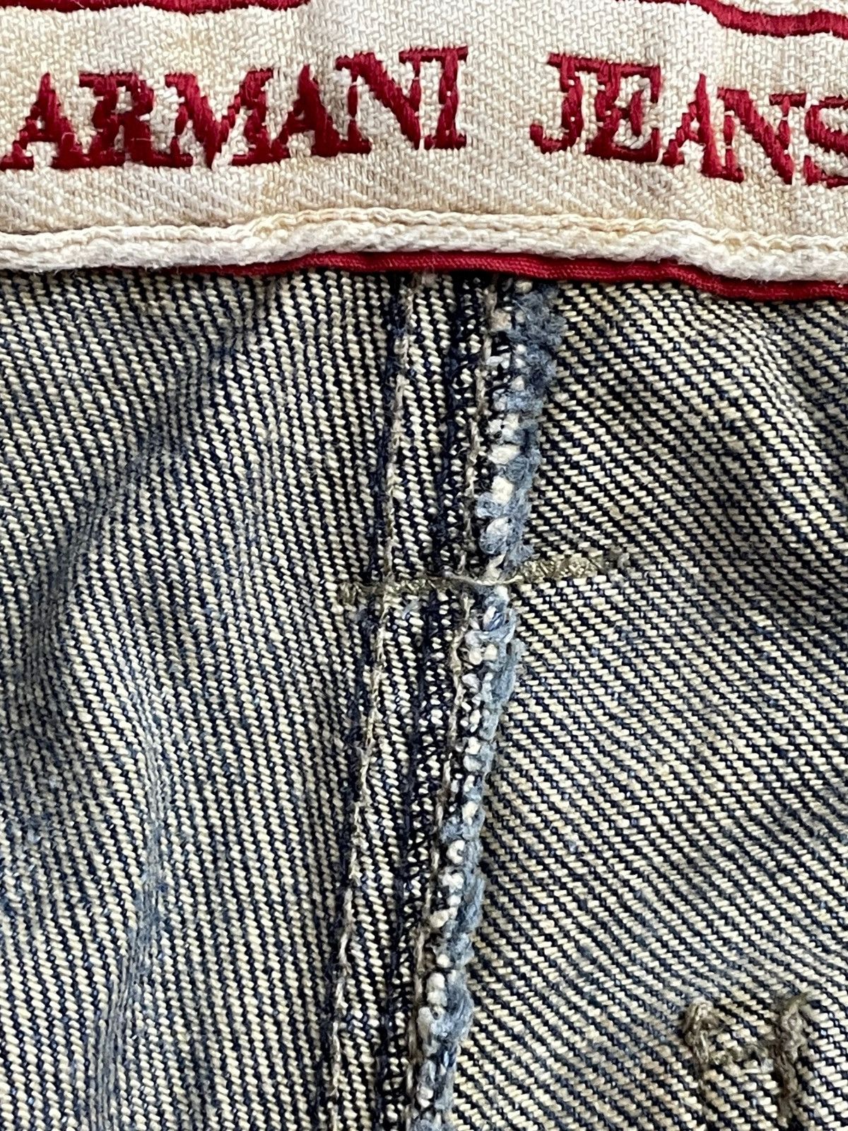 Armani × Designer Vintage Armani Cargo Baggy Jeans Zip Up Ankle With Belt Size US 30 / EU 46 - 16 Thumbnail