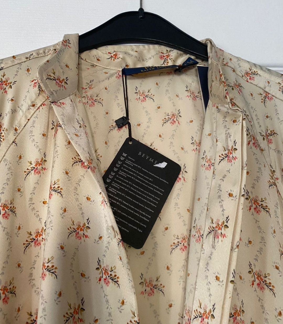 Polo Ralph Lauren Polo Ralph Lauren Floral Satin Dress Size S / US 4 / IT 40 - 4 Thumbnail