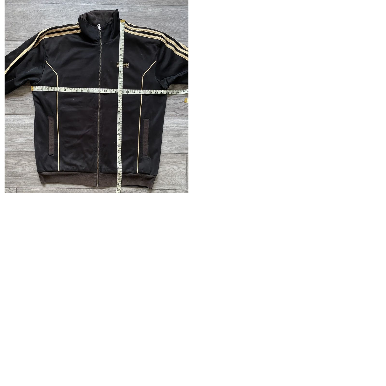 Adidas VINTAGE Adidas Muhammad Ali The Greatest Black Gold Track Jacket M Mens Size US M / EU 48-50 / 2 - 12 Thumbnail