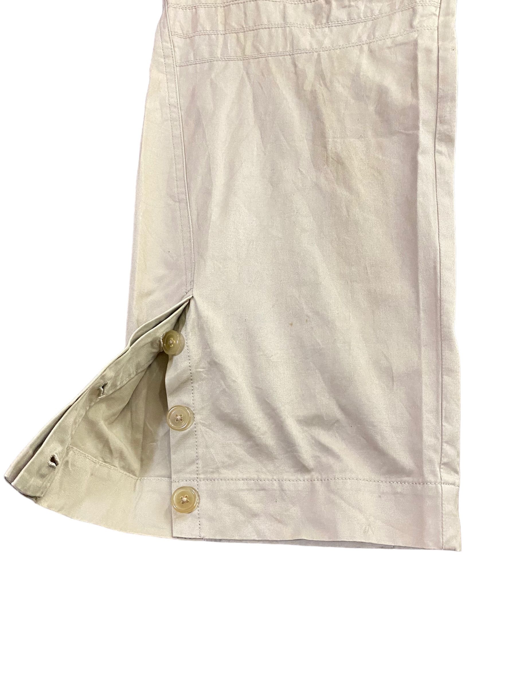 Designer × Y's × Yohji Yamamoto 2000s Y's Yohji Yamamoto canvas cinch back work pant Size US 35 - 8 Thumbnail