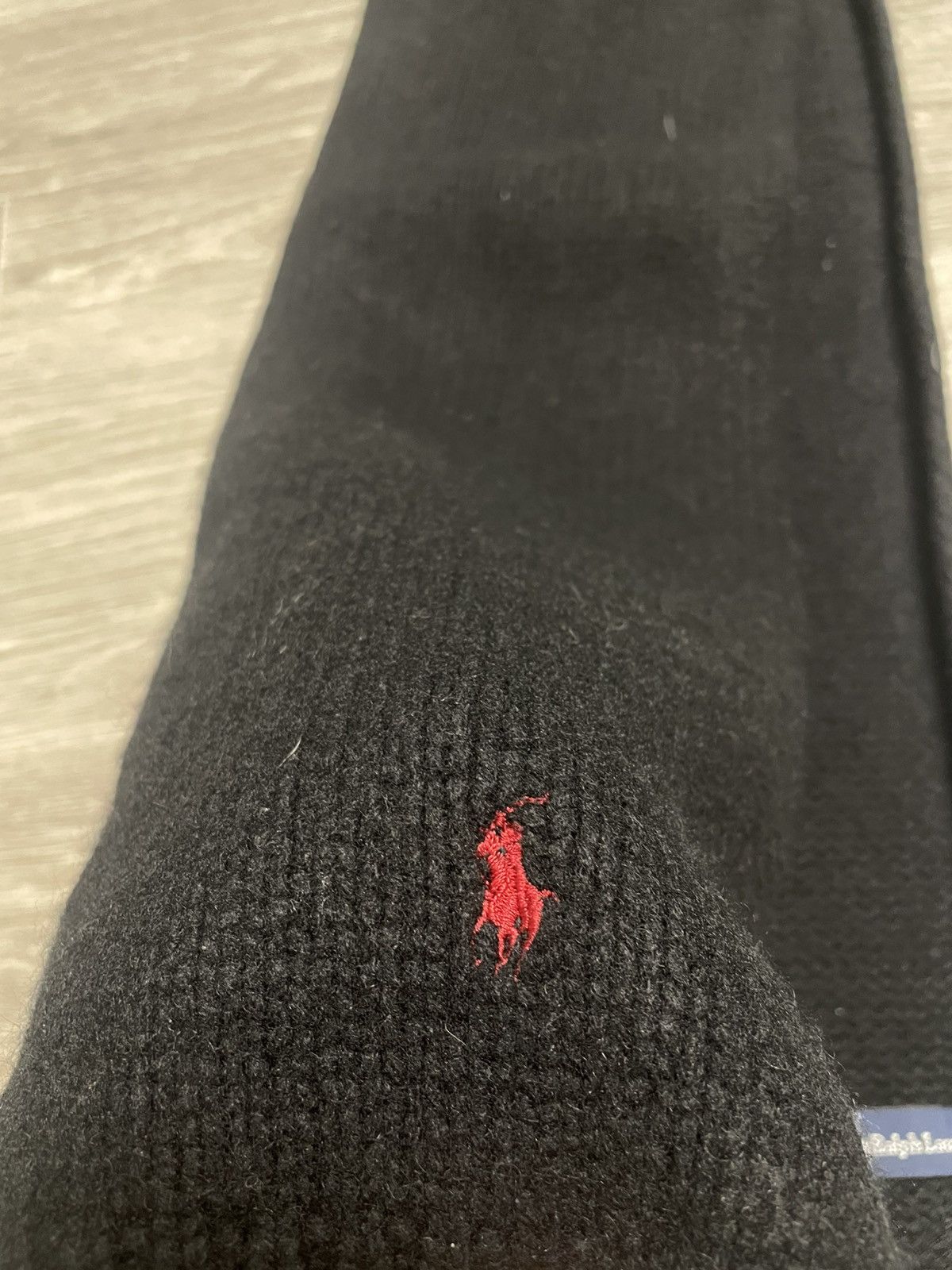 Polo Ralph Lauren Vintage Polo Ralph Lauren Black Scarf Size ONE SIZE - 3 Thumbnail