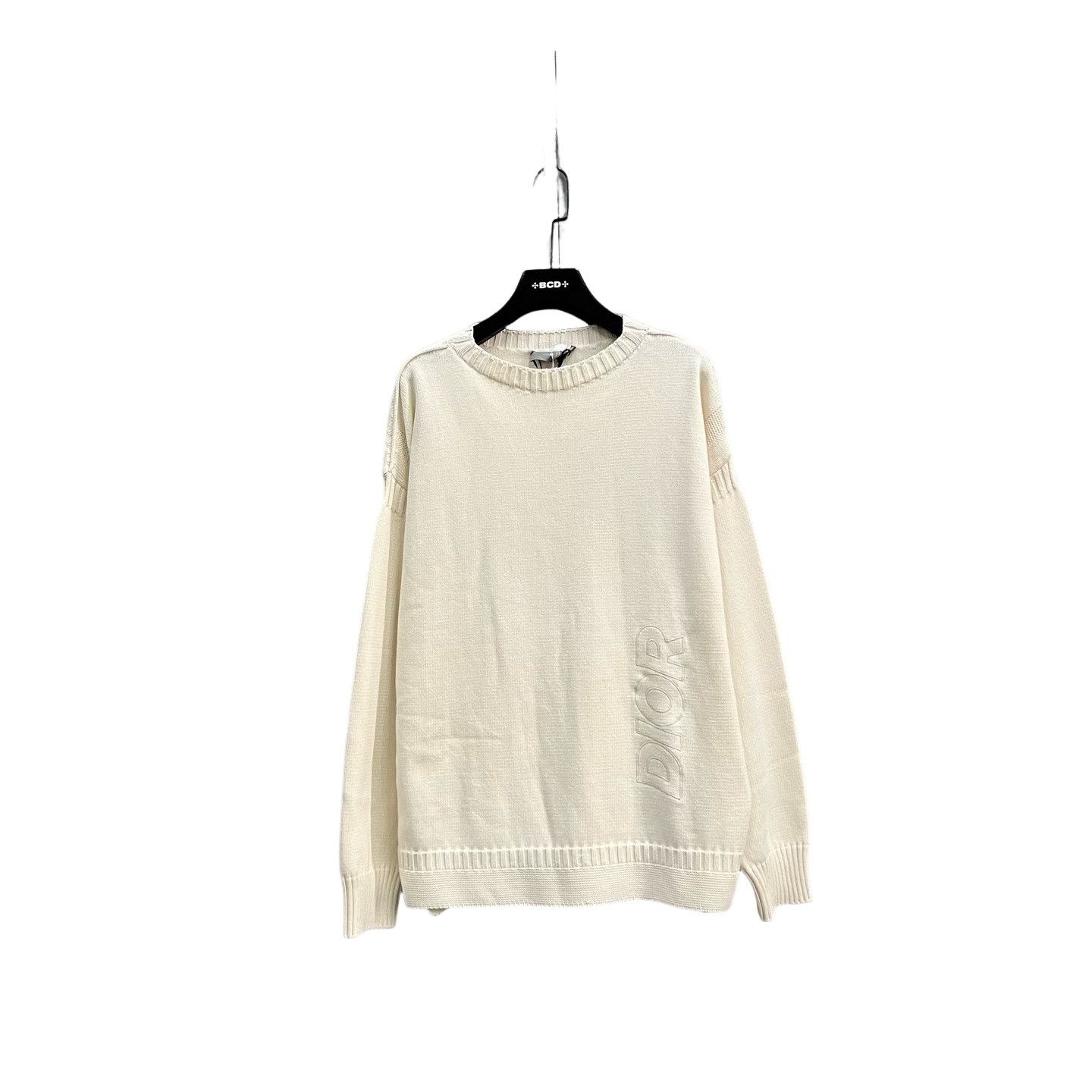 Dior Dior Embroidered Logo Sweater Beige Size XXL Size US XXL / EU 58 / 5 - 1 Thumbnail