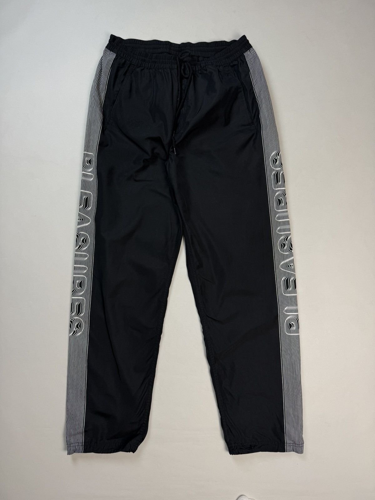 Pleasures Pleasures Men’s Logo-print Track Pants Trousers Drawstring Size US 34 / EU 50 - 1 Thumbnail
