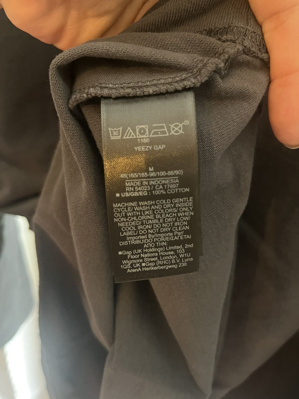 Gap × Yeezy Logo long sleeve dark green Size US M / EU 48-50 / 2 - 4 Thumbnail