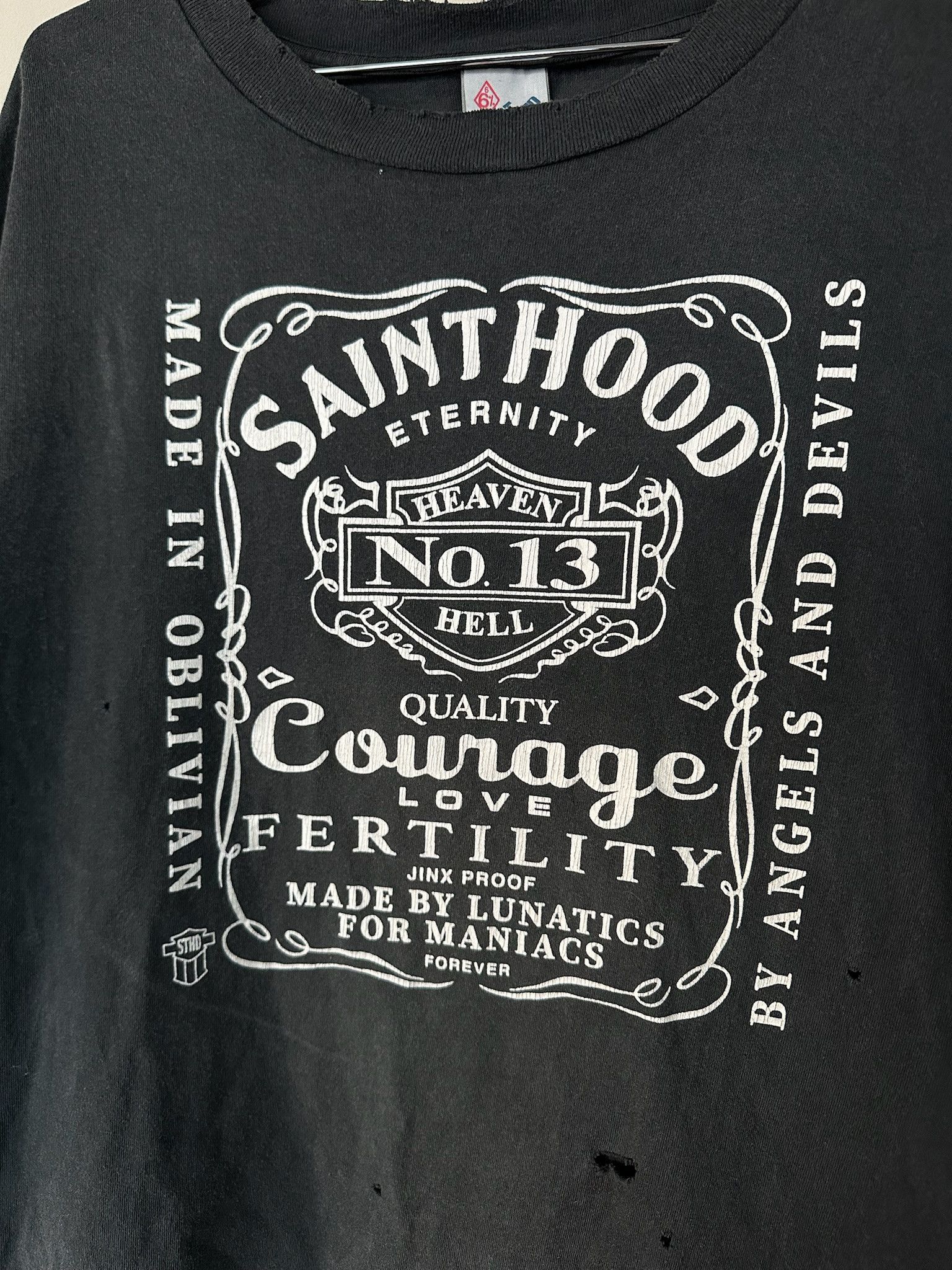 Saint Michael Saint Micheal Jack Daniels Tee Size US XL / EU 56 / 4 - 3 Thumbnail