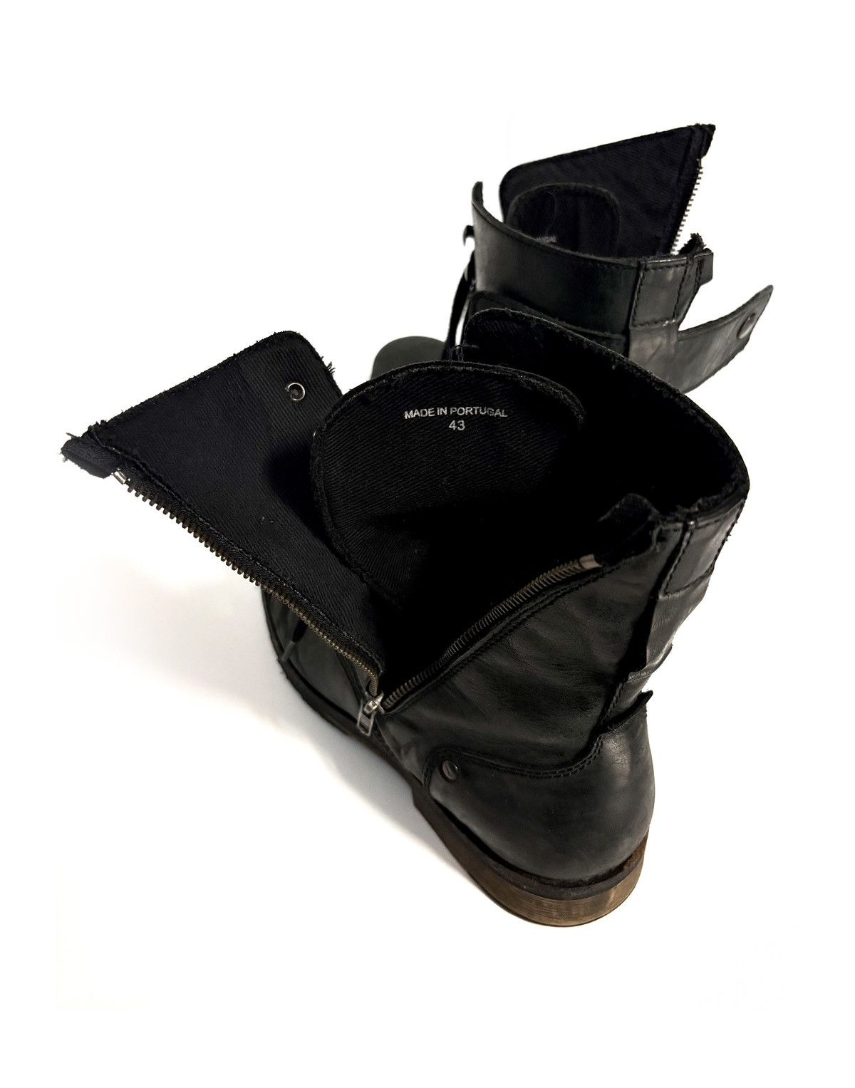 Japanese Brand Portuguese Leather Engineer Platform Boots Size US 10 / EU 43 - 8 Thumbnail