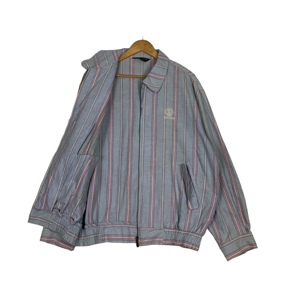 Japanese Brand COUNTDOWN Striped Casual Outfits Light Jacket #1062-C48 Size US L / EU 52-54 / 3 - 9 Thumbnail