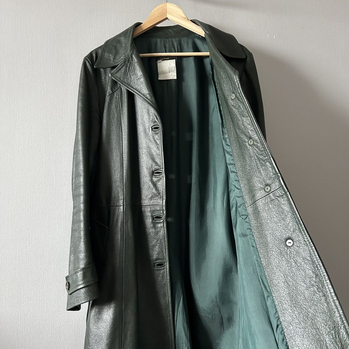 Alexander McQueen Alexander McQueen AW1997 Jungle Runway Leather Coat Maxim Size US M / EU 48-50 / 2 - 17 Thumbnail
