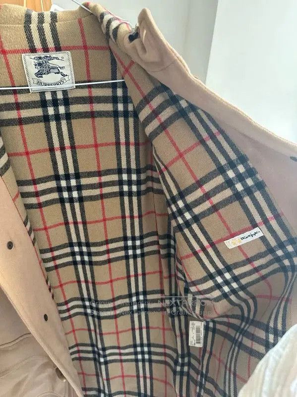 Burberry Burberry Beige Wool Long Coat for Women. Size M / US 6-8 / IT 42-44 - 4 Thumbnail