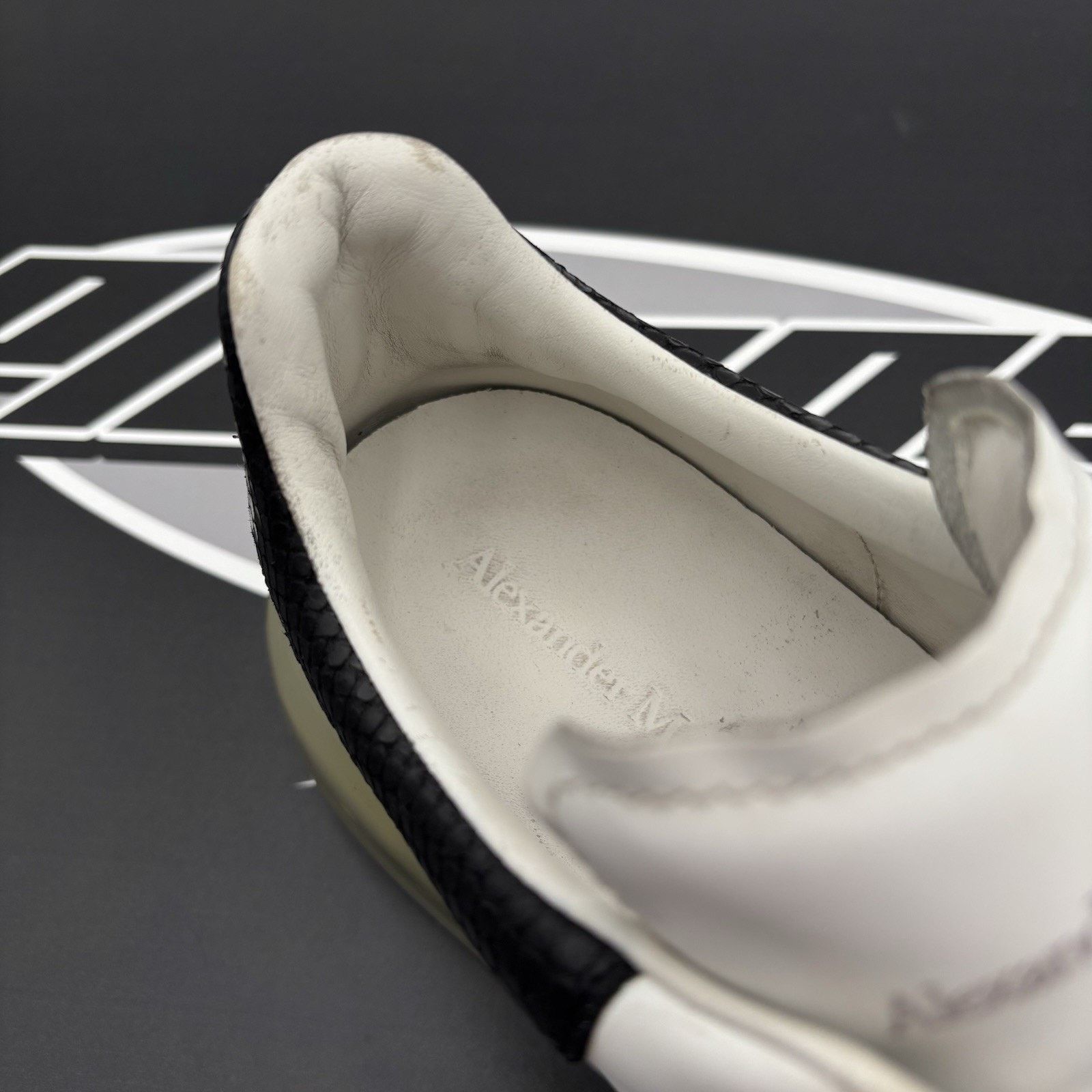 Alexander McQueen Alexander McQueen ' Transparent Sole, Snakeskin ' GREAT COND Size US 9 / EU 42 - 16 Thumbnail