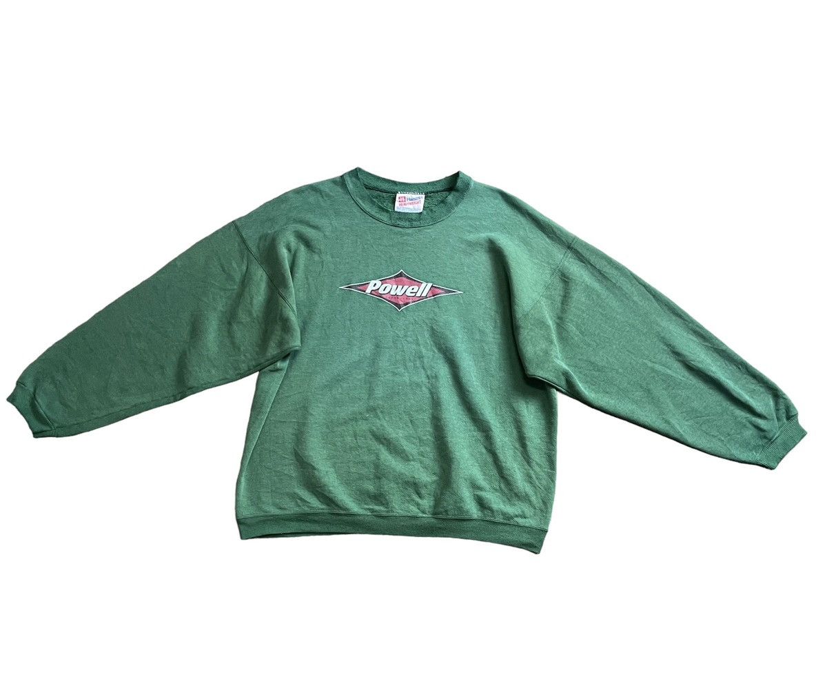 Powell Peralta × Welcome Skateboards Vintage Powell Long boards sweatshirt rare📸 Size US L / EU 52-54 / 3 - 1 Thumbnail