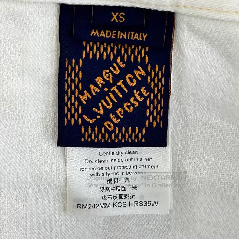 Louis Vuitton Louis Vuitton Checkerboard embroidered single breasted loo Size US XS / EU 42 / 0 - 4 Thumbnail