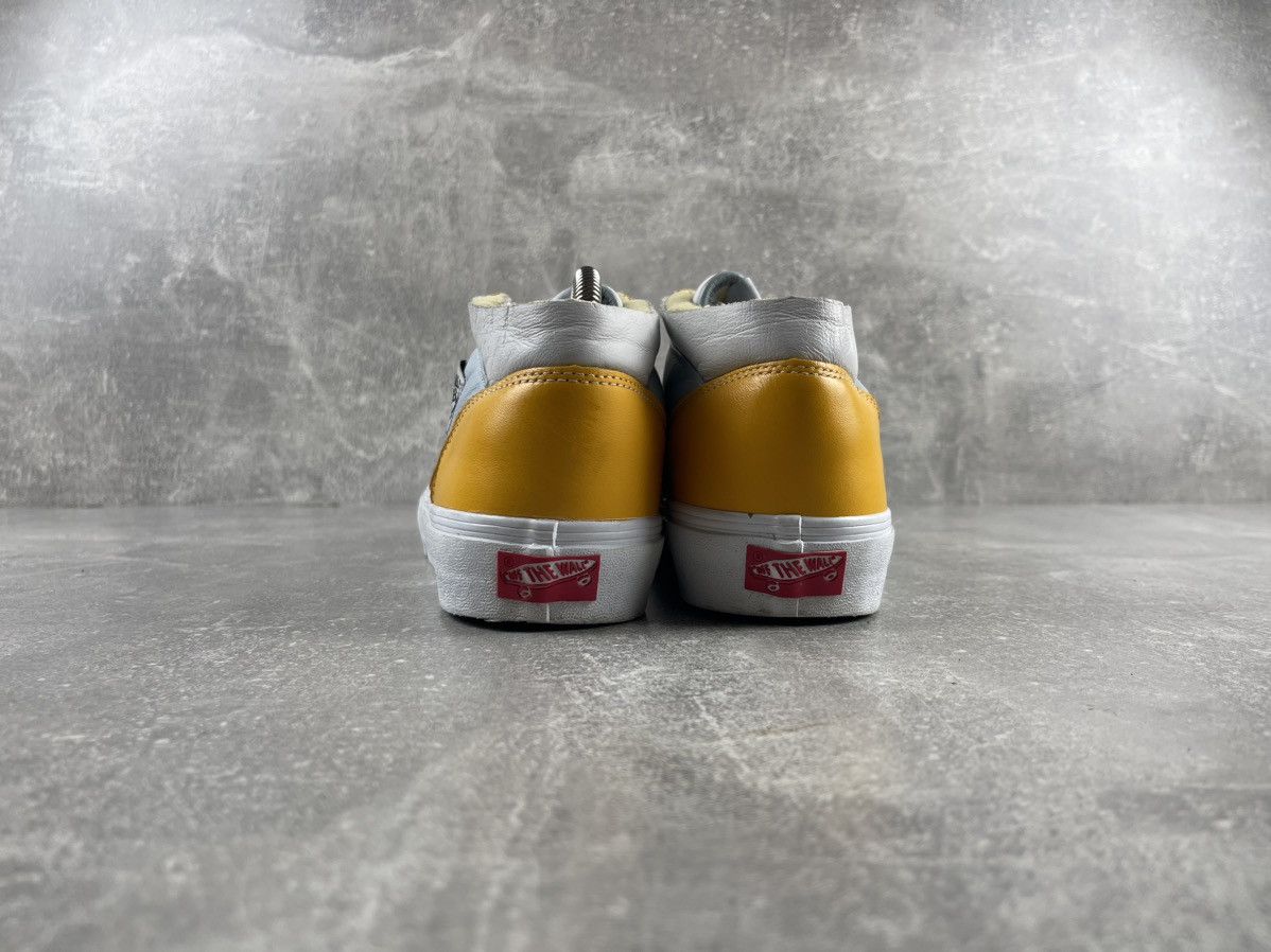 Vans Vans Half Cub Vault Leather Sneaker Shoes Blue/Yellow Size US 10 / EU 43 - 6 Thumbnail