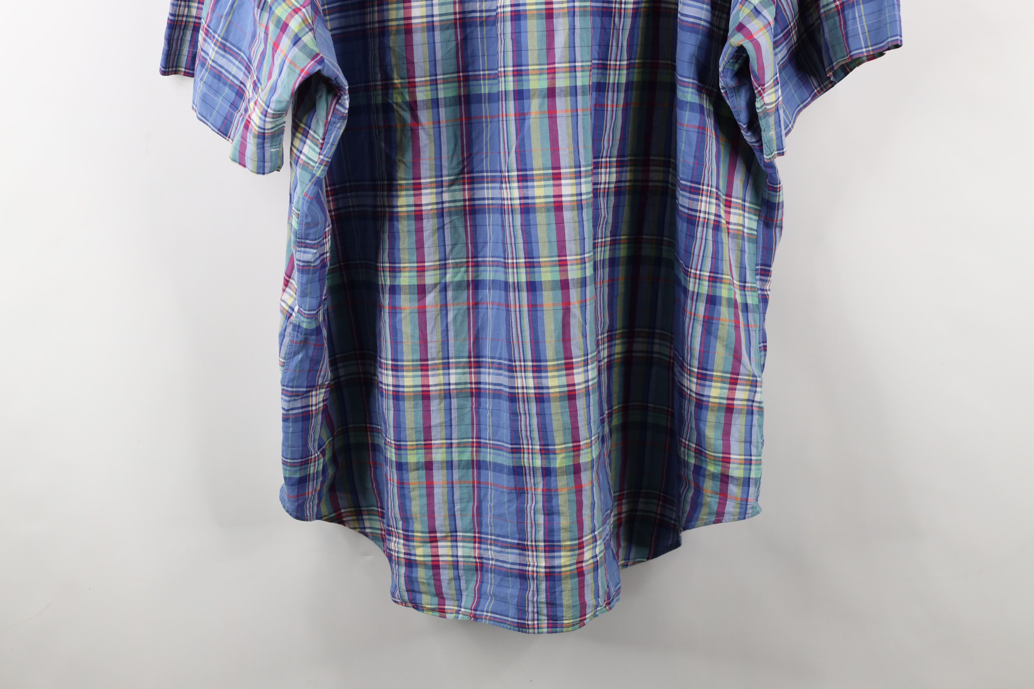 Polo Ralph Lauren Vintage 90s Ralph Lauren Plaid Button Down Shirt Cotton Size US XXL / EU 58 / 5 - 11 Thumbnail