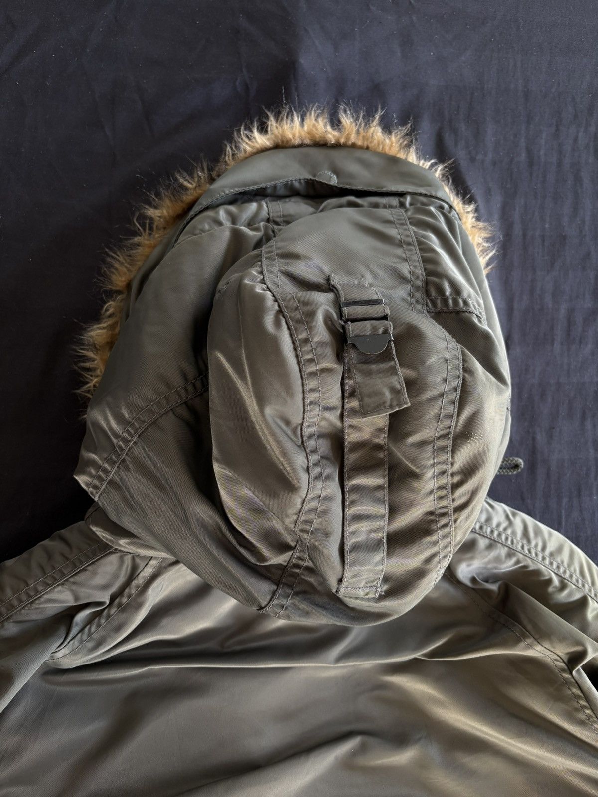 Schott Schott N.Y.C. Olive Green N-3B Snorkel Faux Fur Parka Jacket Size US M / EU 48-50 / 2 - 14 Thumbnail