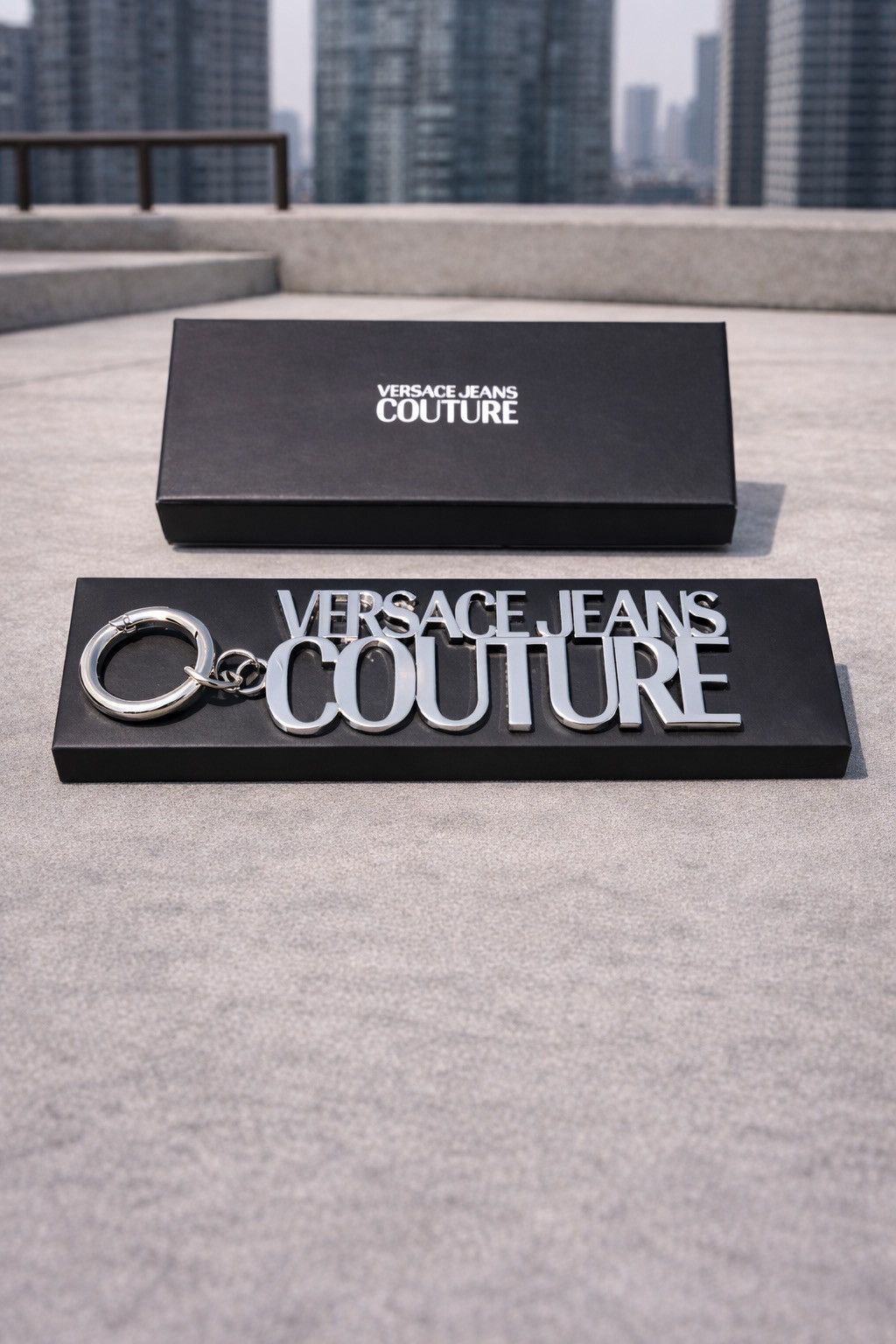 Versace Jeans Couture Versace Jeans Couture Logo Keychain / Bag Charm New w/ Box Size ONE SIZE - 1 Thumbnail
