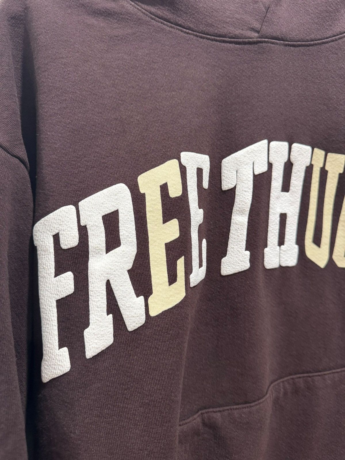 Cactus Plant Flea Market × Travis Scott Travis Scott x CPFM "Free Thugger" Hoodie Brown Size US L / EU 52-54 / 3 - 5 Thumbnail