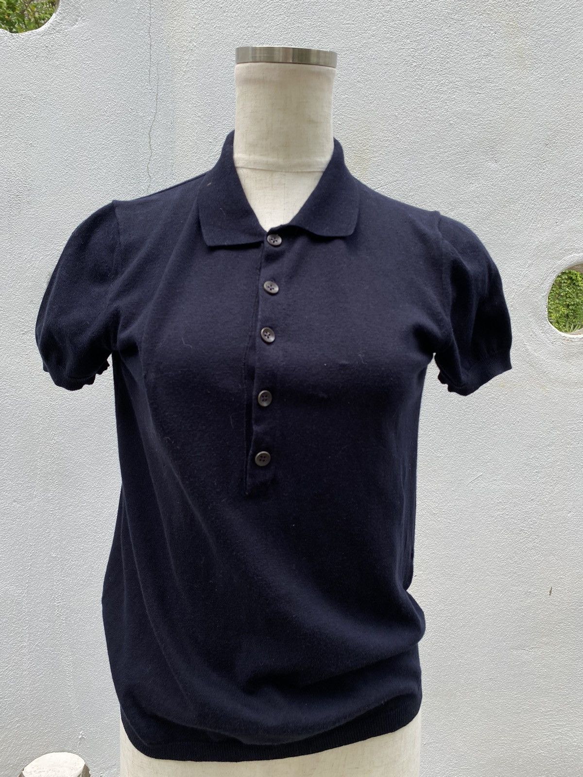 Designer 45rpm black polo shirt Size XS / US 0-2 / IT 36-38 - 3 Thumbnail