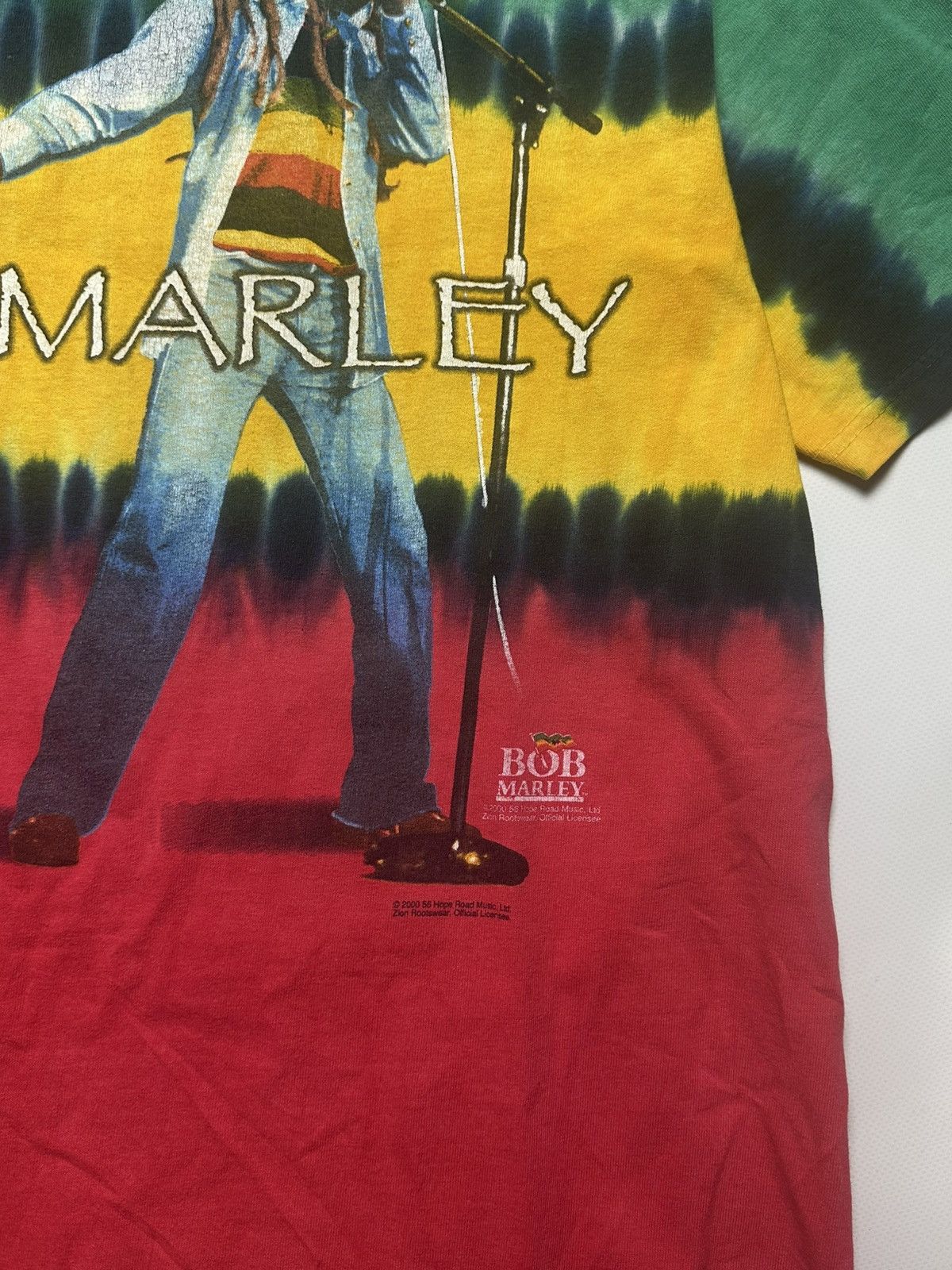 Bob Marley Vintage Bob Marley Tie Dye T-Shirt Zion Rootswear Size US M / EU 48-50 / 2 - 3 Thumbnail