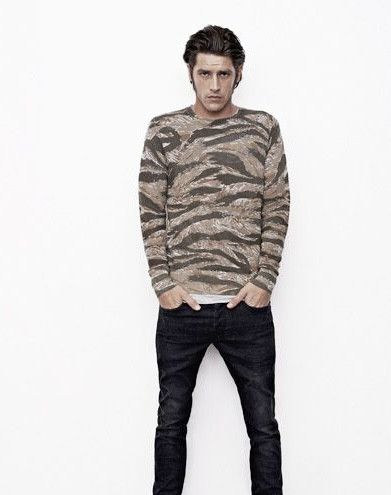 Allsaints Designer Allsaint camo sweater light pullover Size US S / EU 44-46 / 1 - 9 Thumbnail