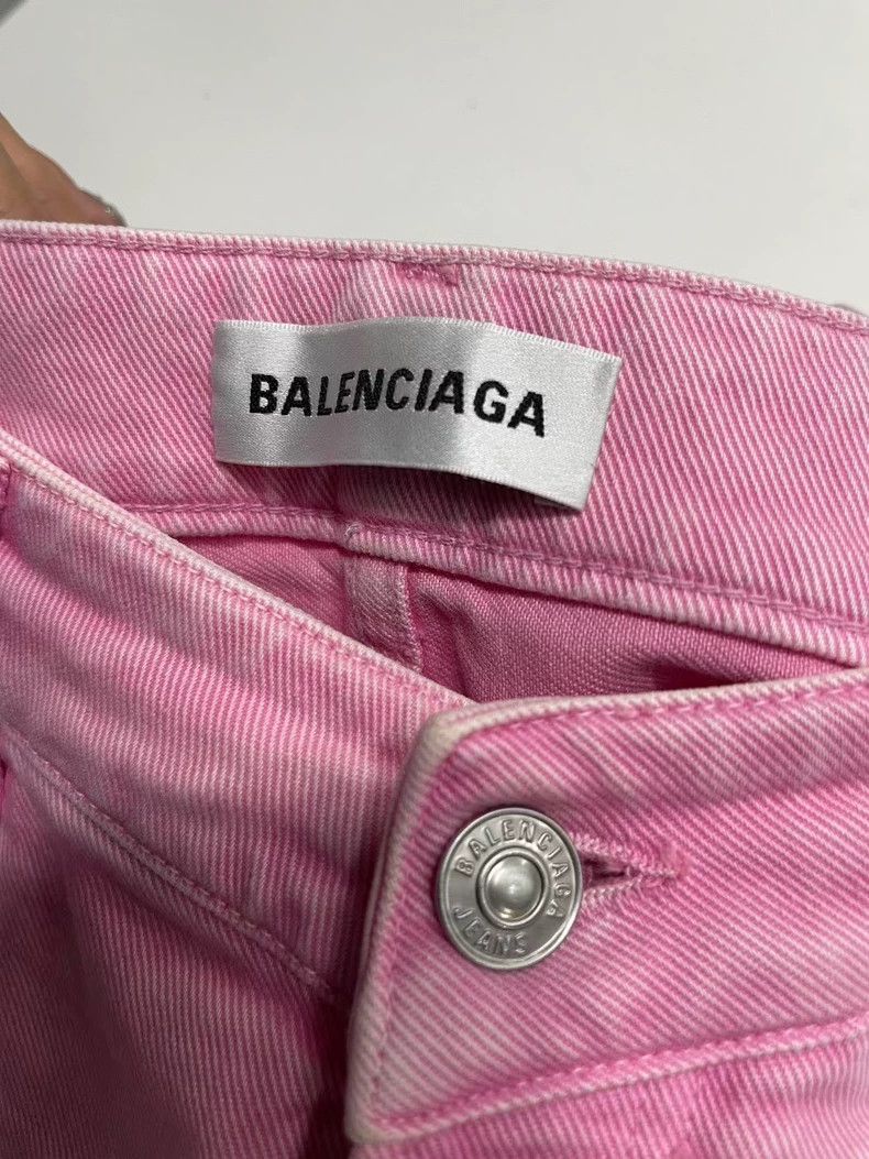 Balenciaga Balenciaga Pink denim skirt Size 25" / US 0 / IT 36 - 6 Thumbnail