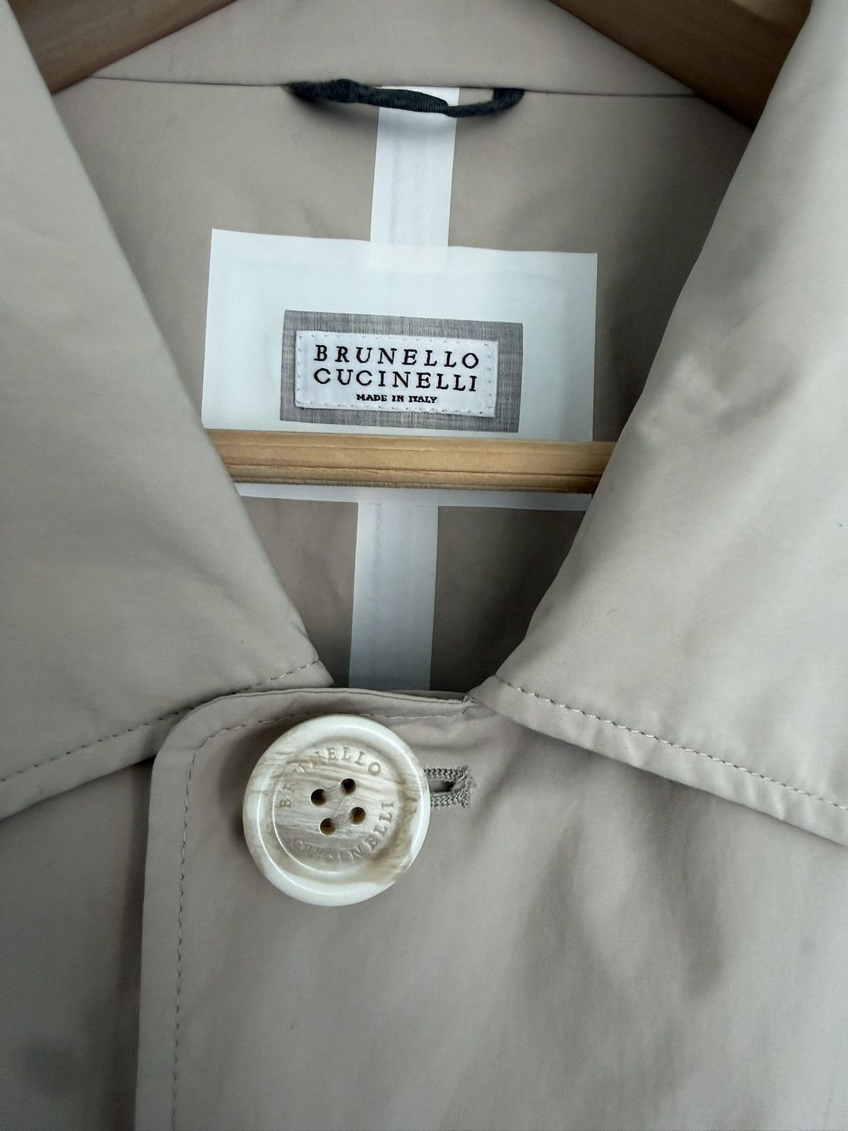 Brunello Cucinelli Brunello Cucinelli Mens Trench Coat Size XXL Size US XL / EU 56 / 4 - 22 Thumbnail