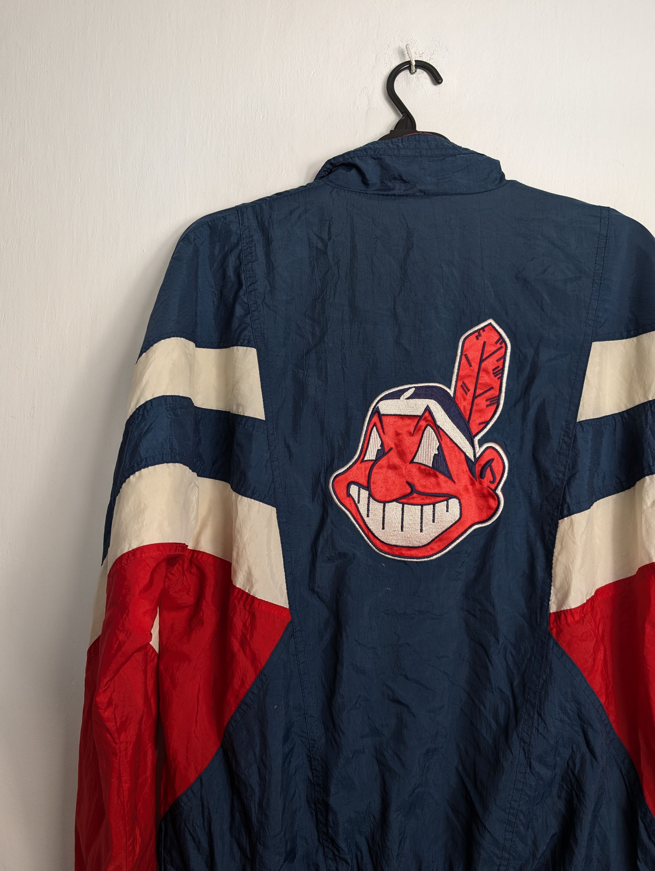 Starter 90s Starter Cleveland Indians Jacket Chief Wahoo Baggy XL Size US XL / EU 56 / 4 - 6 Thumbnail